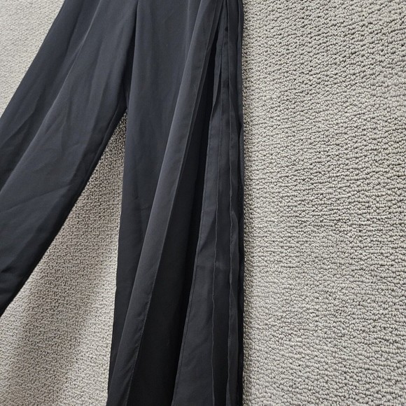 VERONIQUE YOUNG Women's Black Layered Wide Leg Palazzo Pants‎ Size 4 (28x28) - Picture 3 of 10